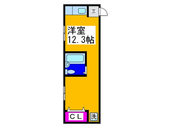 キャンパスハイツの物件間取画像